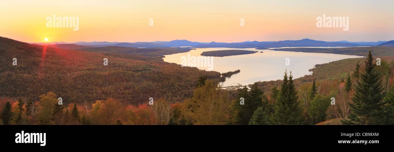 Mooselookmeguntic Lake Seen from Height of Land at Appalachian Trail