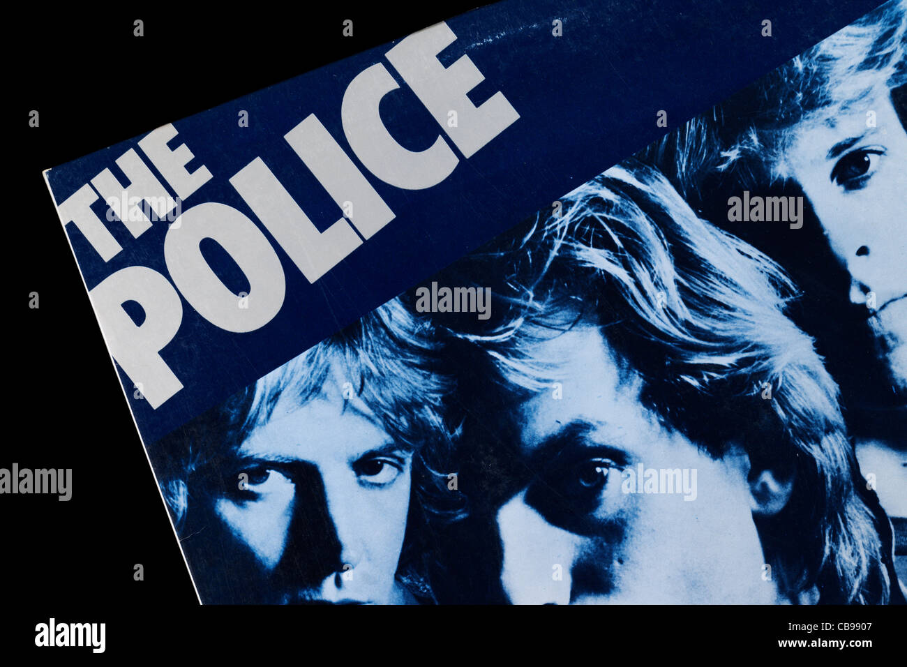Reggatta de Blanc LP record album cover from the Police. Stock Photo