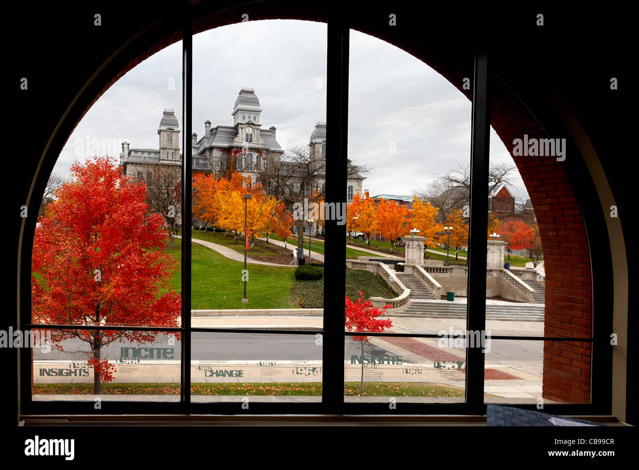 Hall of Languages, Syracuse University Stock Photo