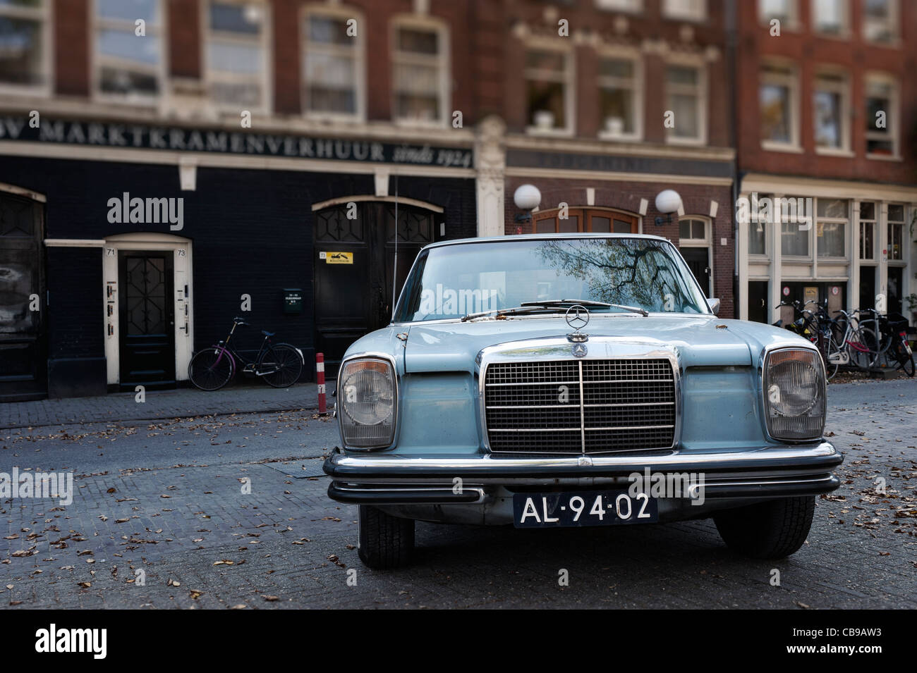 Classic Mercedes car, Amsterdam, Netherlands Stock Photo Alamy