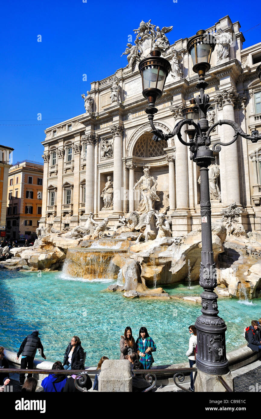 Trevi fountain, Rome, italy Stock Photo Alamy