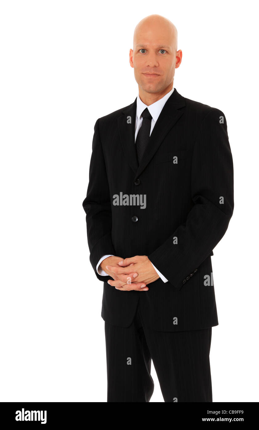 Attractive businessman. All on white background. Stock Photo
