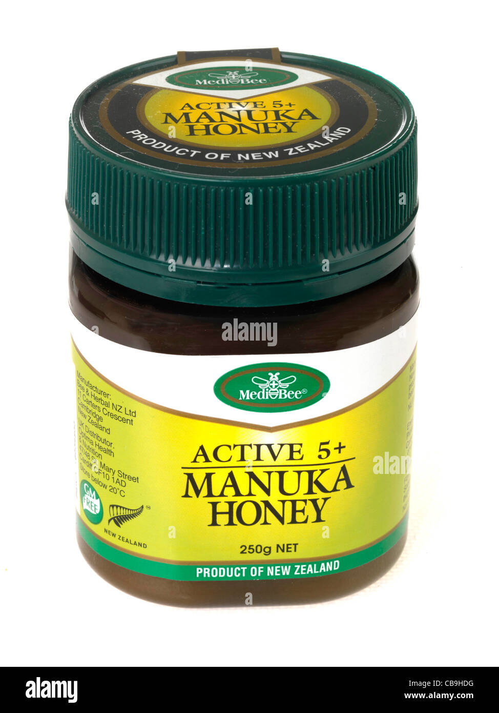 Jar of Manuka Honey Stock Photo Alamy