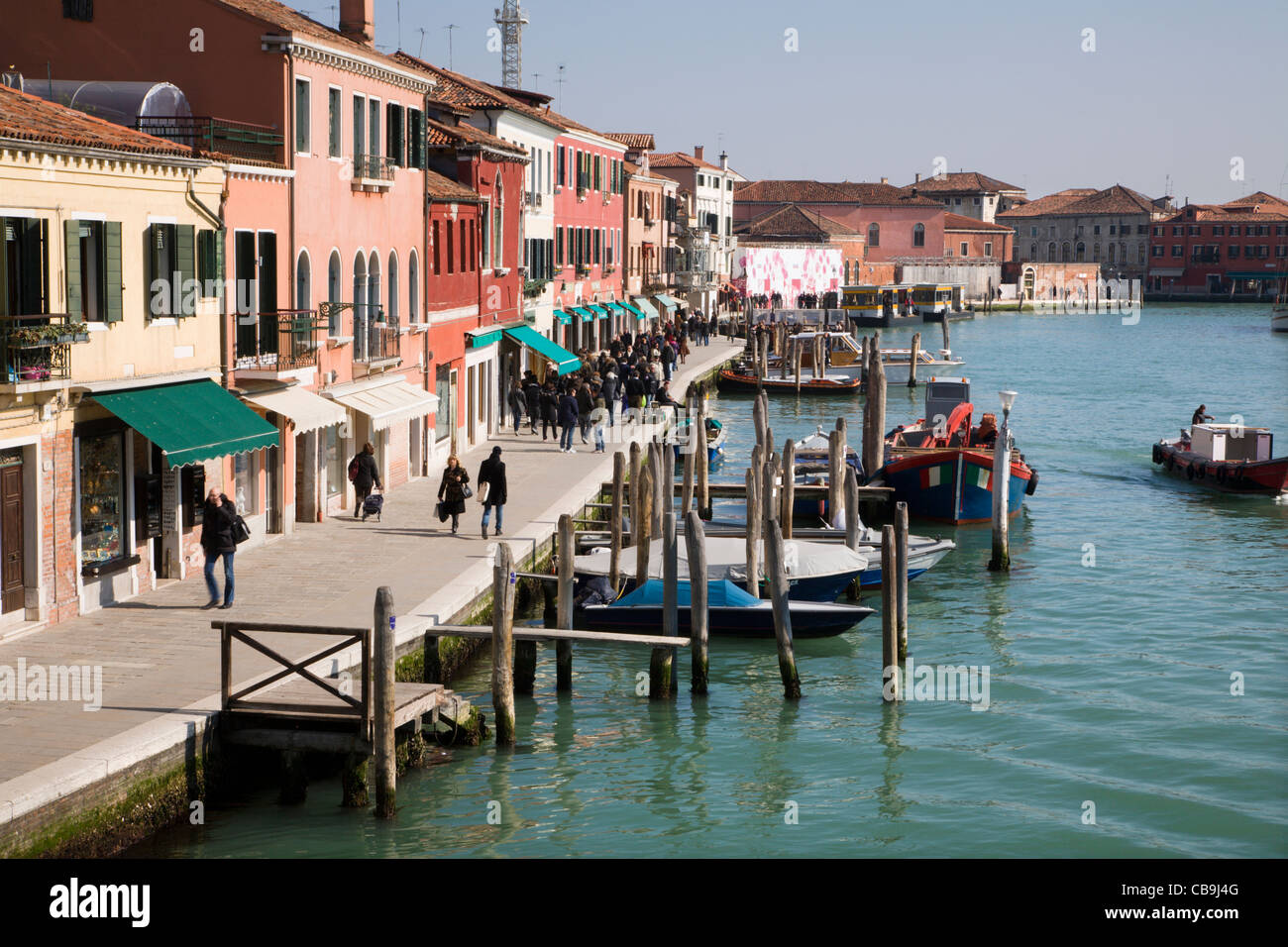 Venice - Canal Grande di Murano Stock Photo