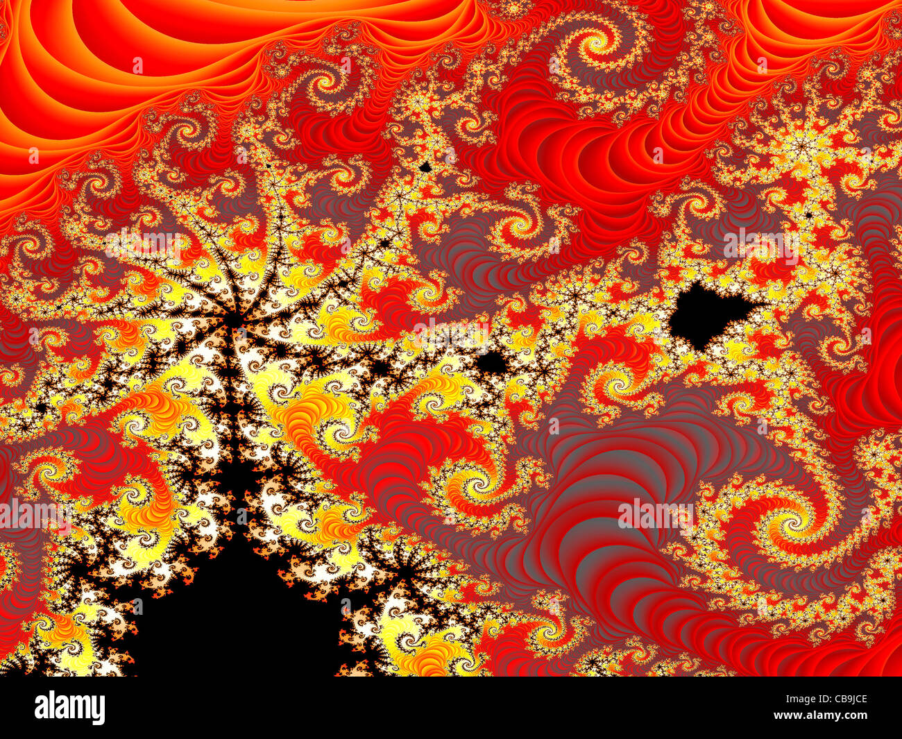 A Fractal Of The Mandelbrot Set Stock Photo