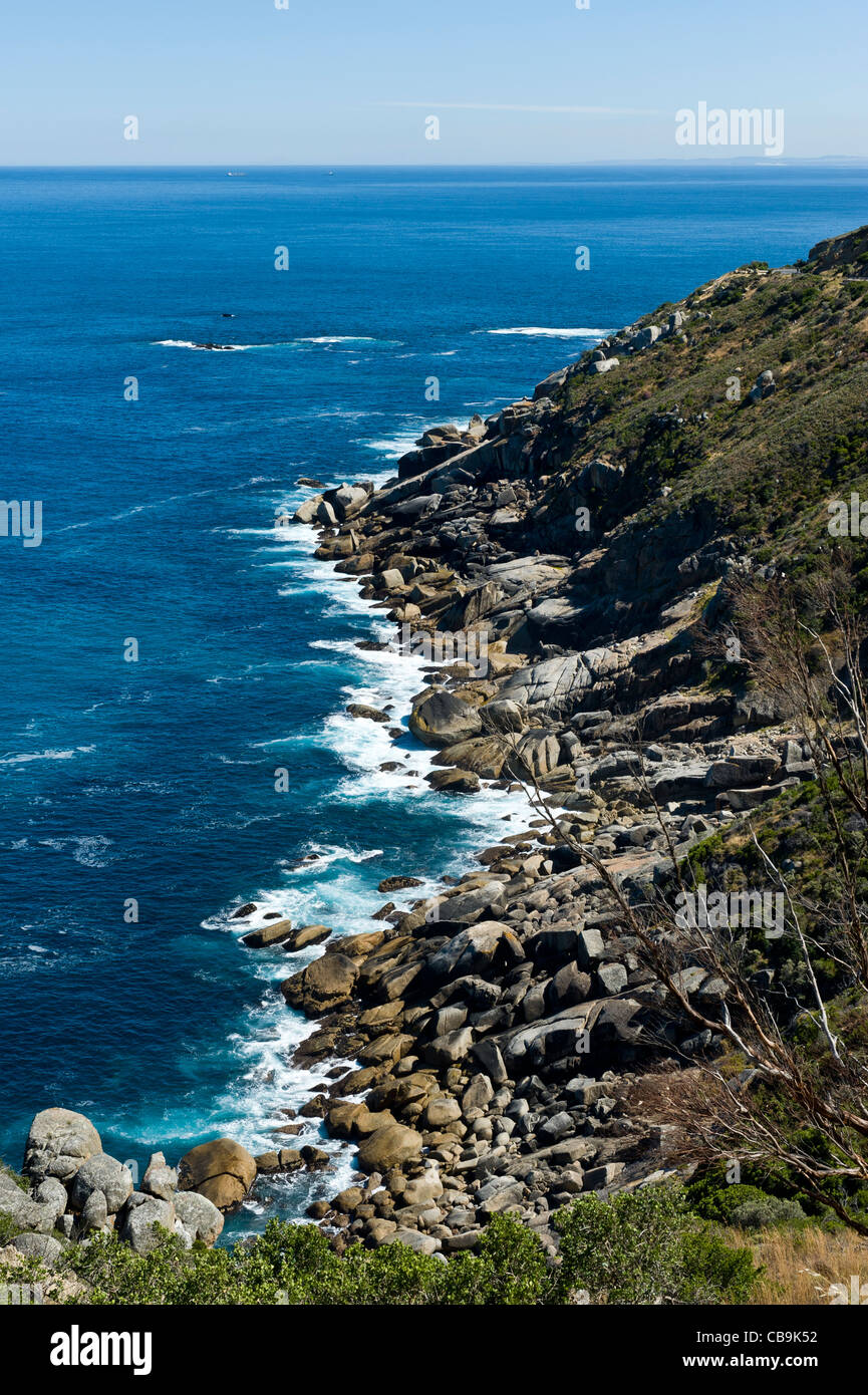 Coastline along Victoria Weg between Cape Town and Llandudno South Africa Stock Photo