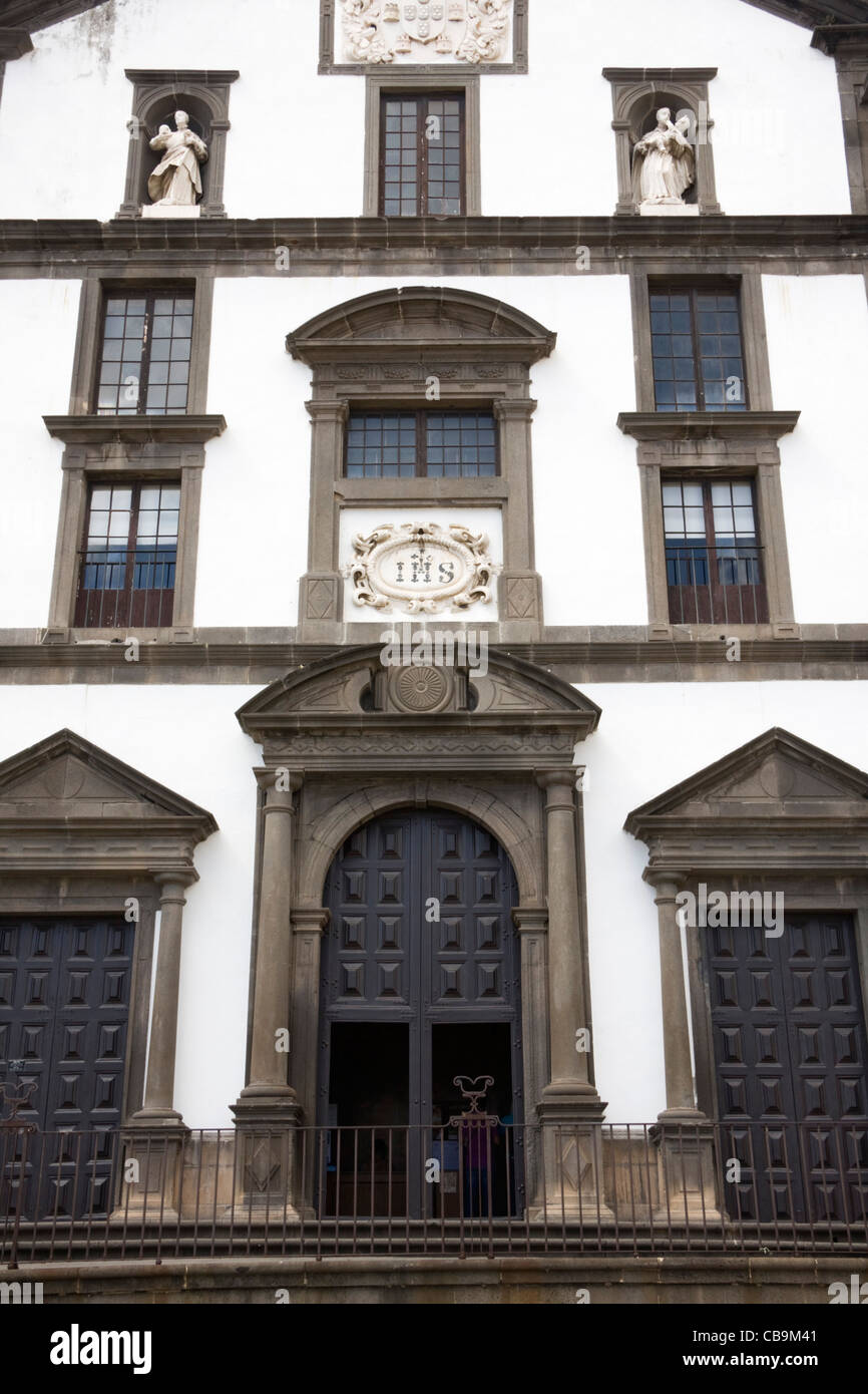 Igreja do Colegio, Praca Municipio, Funchal, Madeira Stock Photo