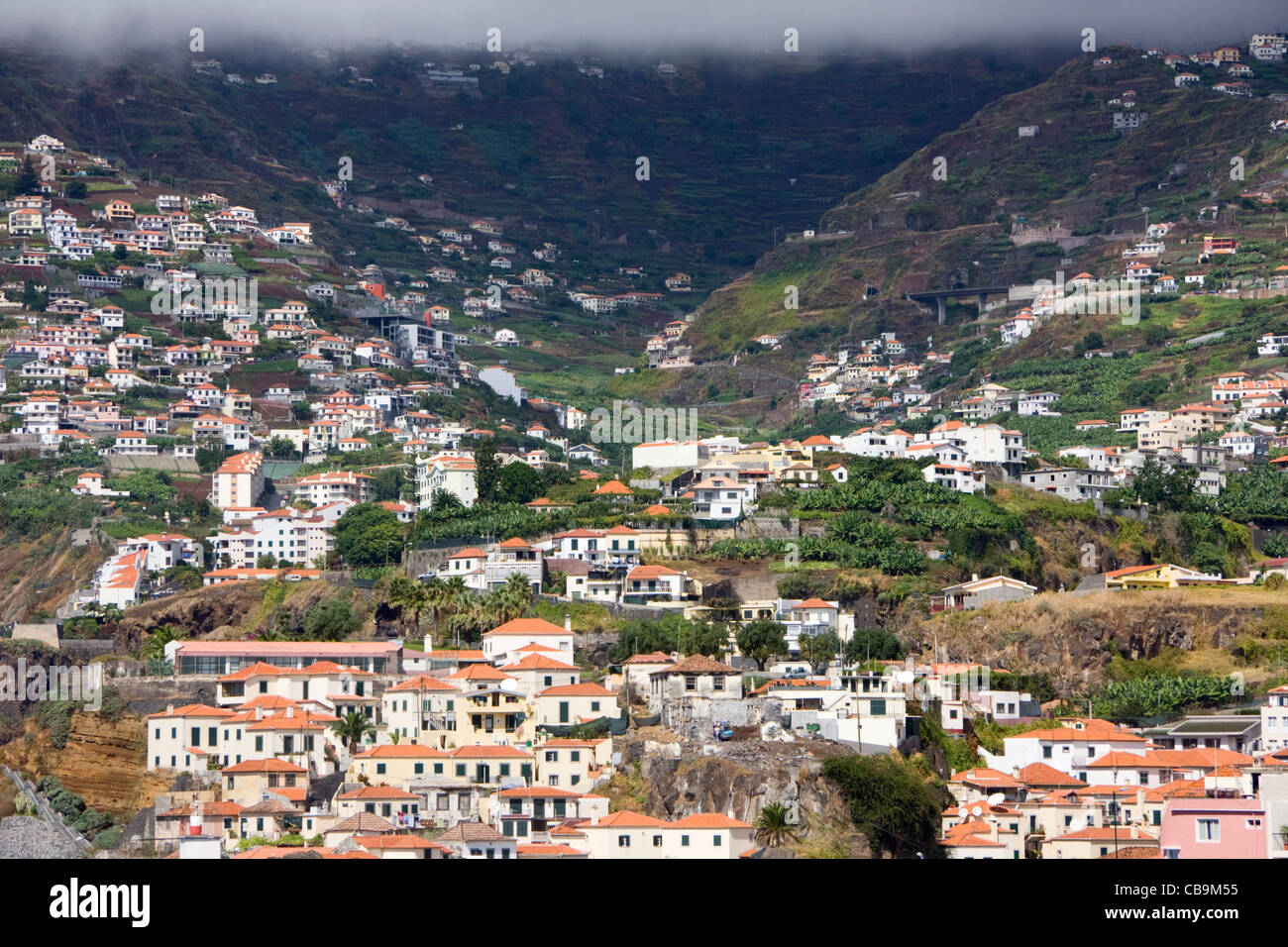 Camara de Lobos, near Funchal, Madeira Stock Photo