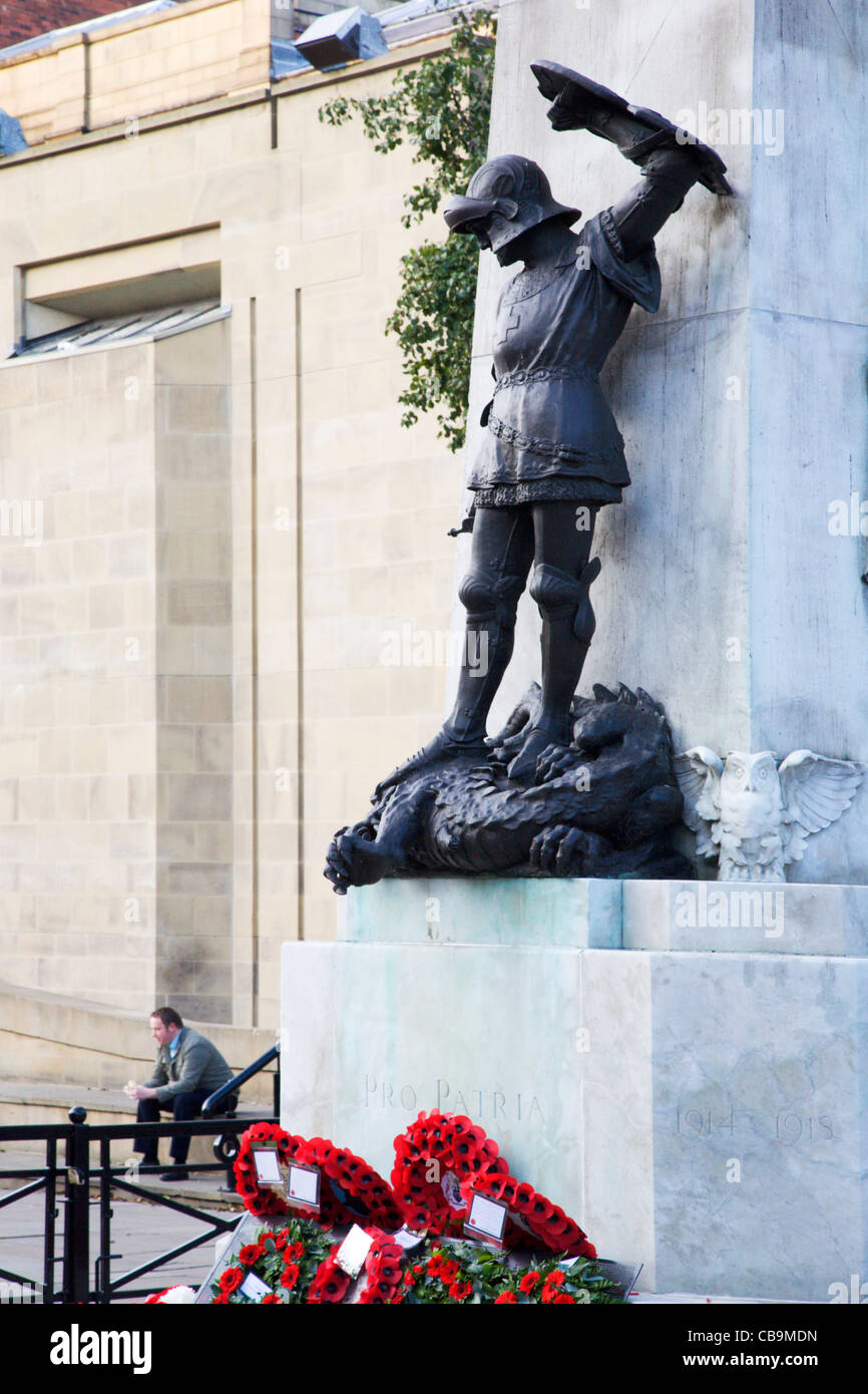 War Memorial Leeds West Yorkshire England Stock Photo Alamy