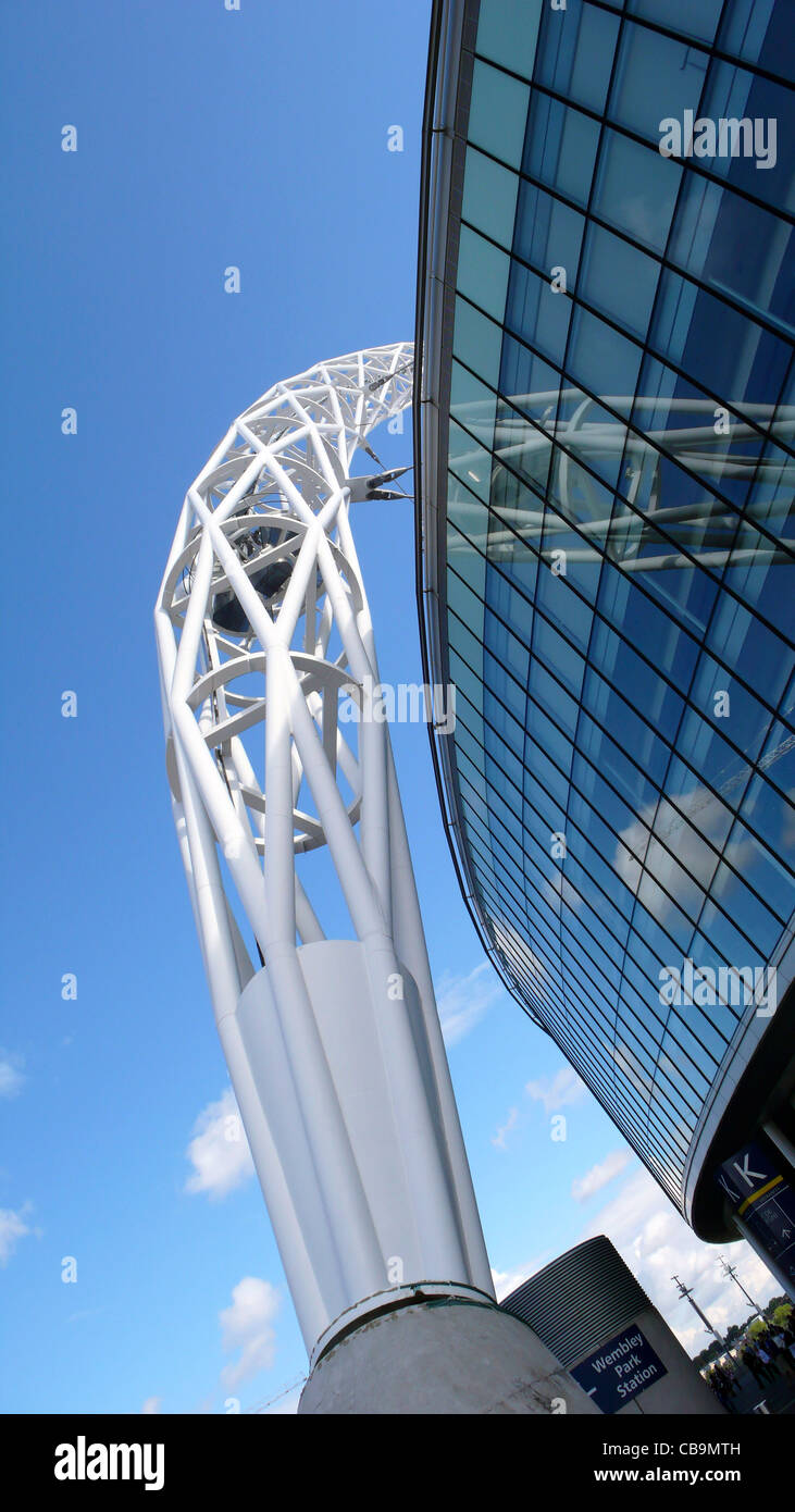 Wembley Stadium Arch Stock Photo