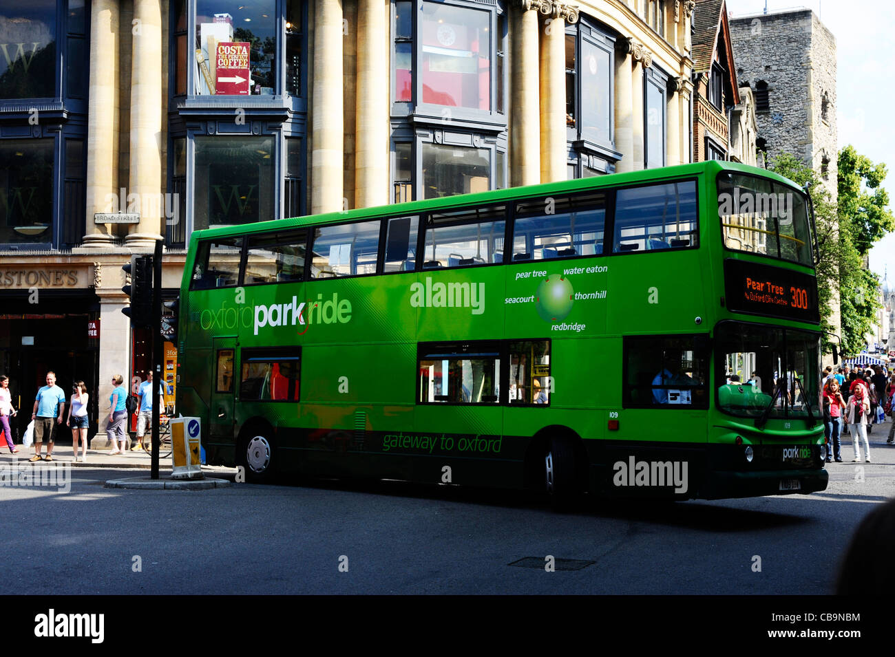 Oxford Park and Ride bus Stock Photo Alamy