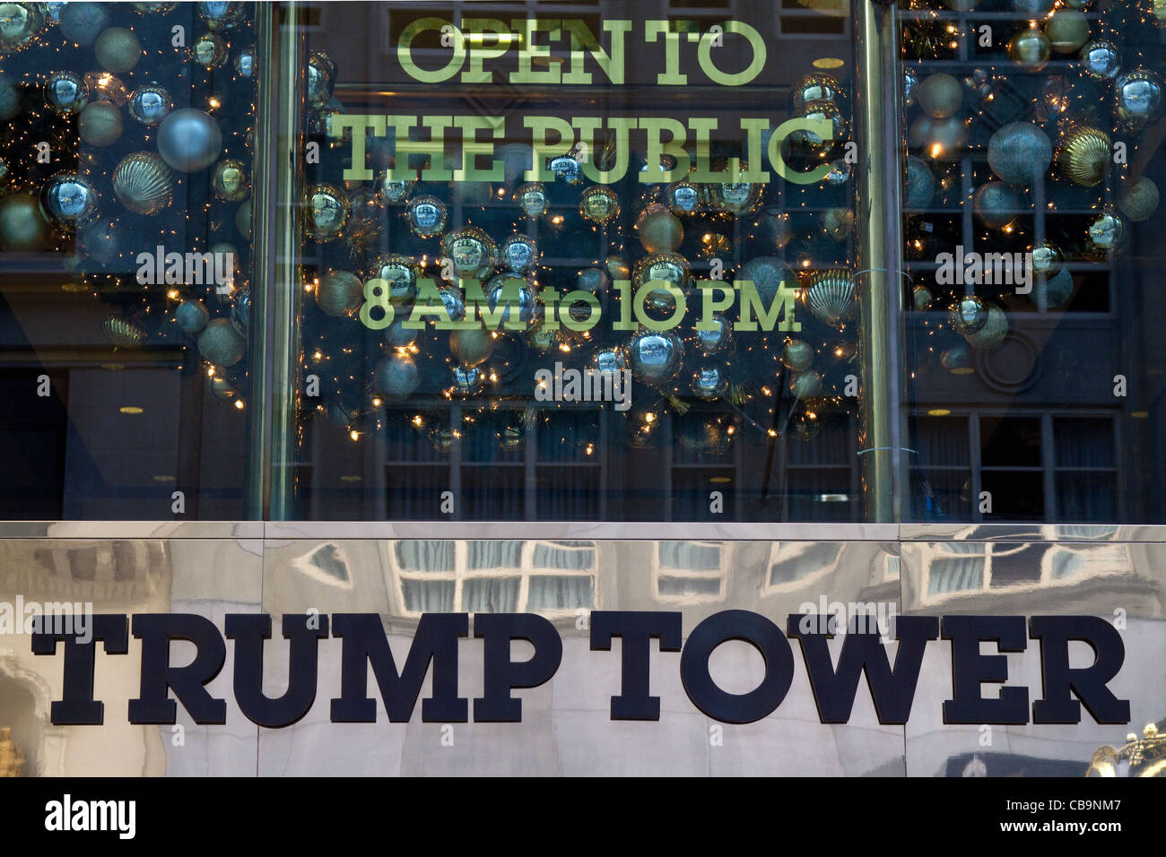 Trump Tower New York. Stock Photo