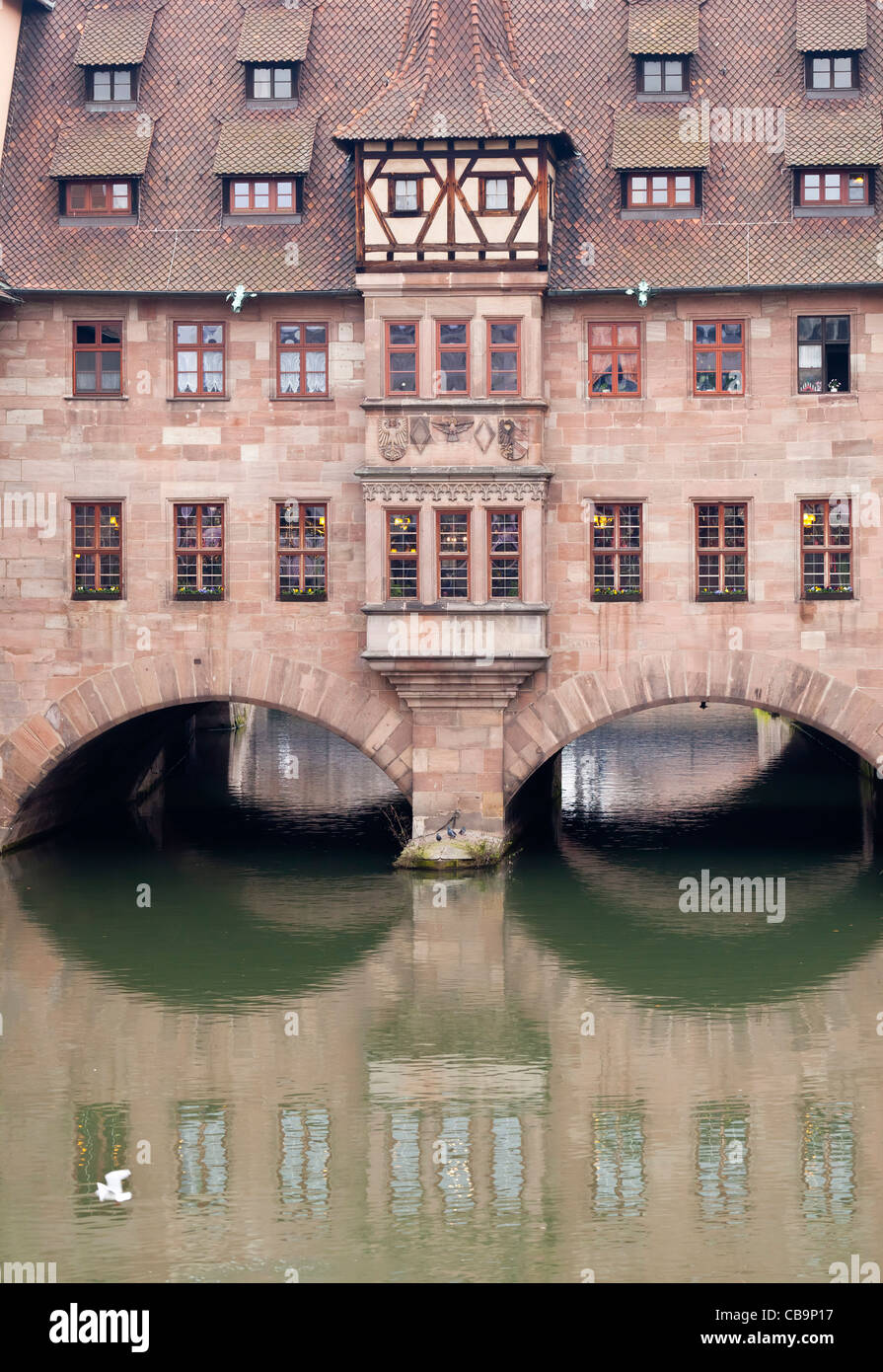 View from the Museumsbrücke (Museum bridge) Nuremberg (Nürnberg