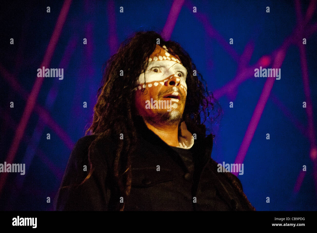 James Shaffer of Korn performs in Rome Stock Photo