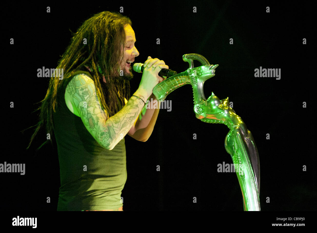 Jonathan Davis of Korn performs in Rome Stock Photo Alamy Jonathan Davis of Korn performs in Rome Stock Photo Alamy