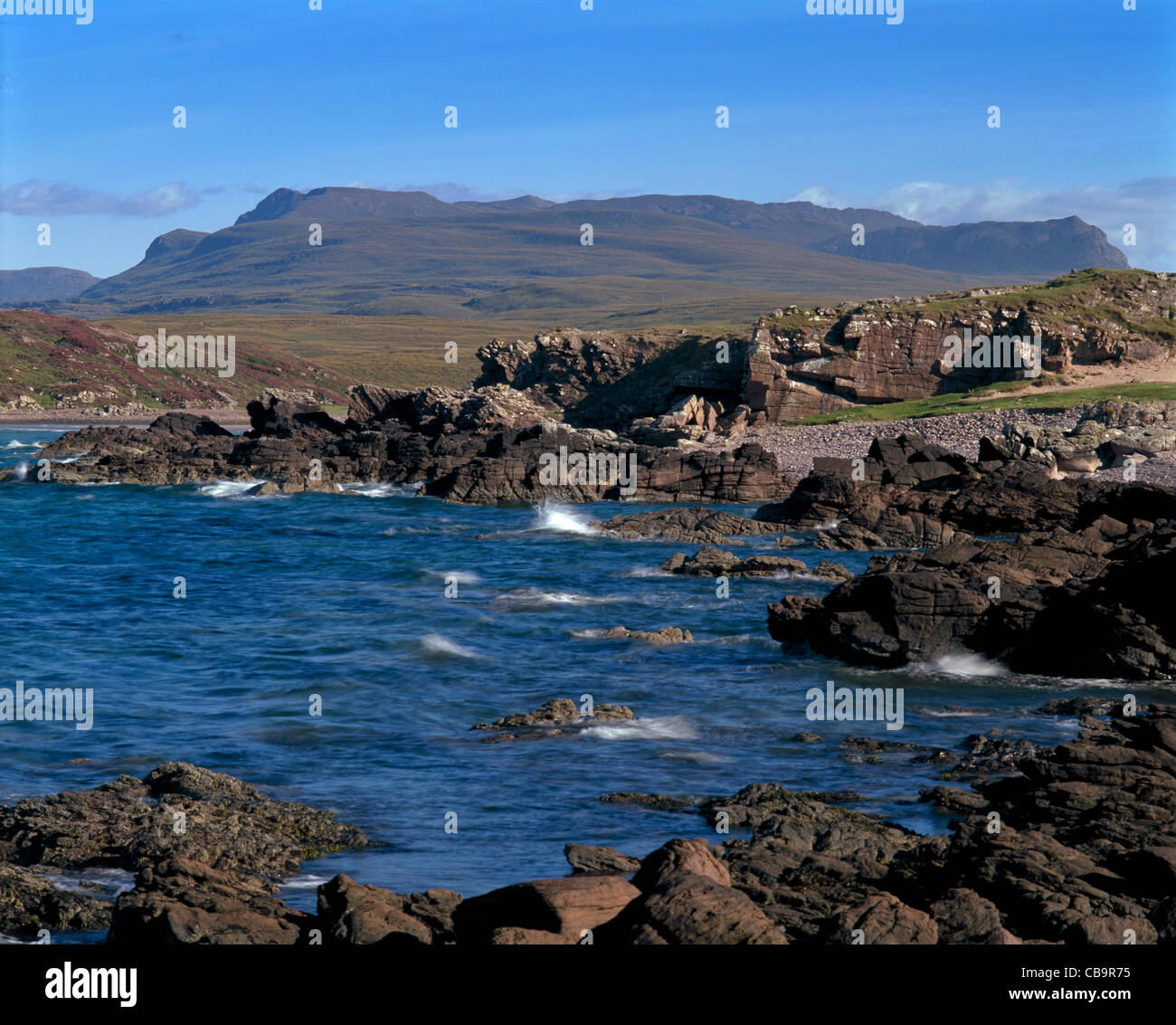 Achnahaird Beach Scotland Stock Photo