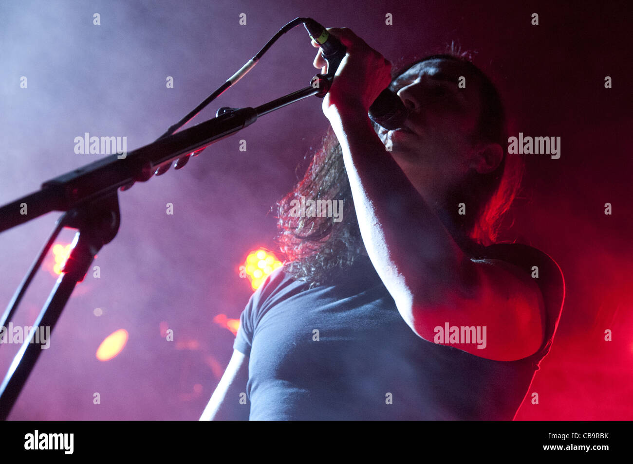 Manuel Agnelli of The Twilight Singers performs in Rome Stock Photo
