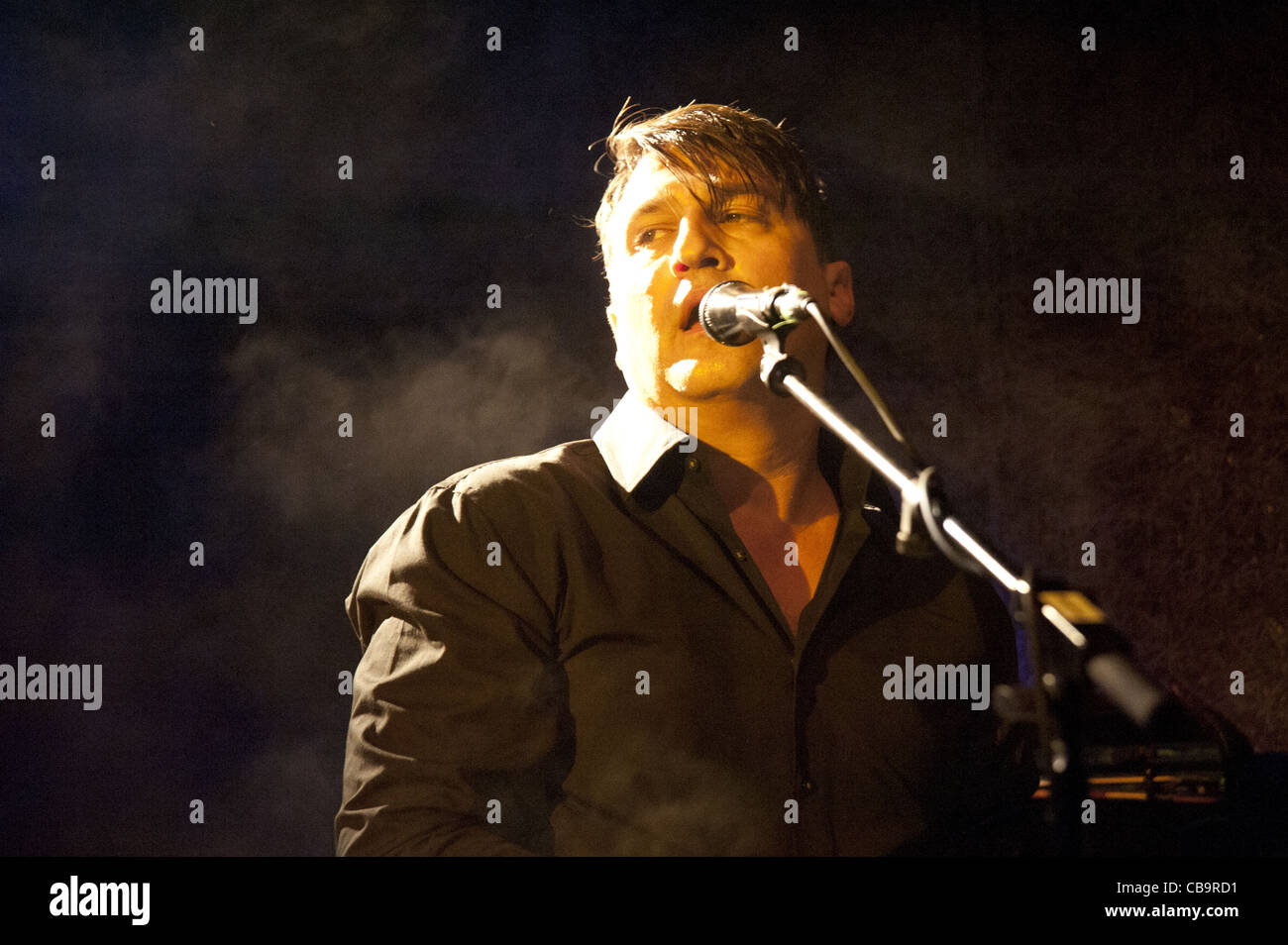 Greg Dulli of The Twilight Singers performs in Rome Stock Photo