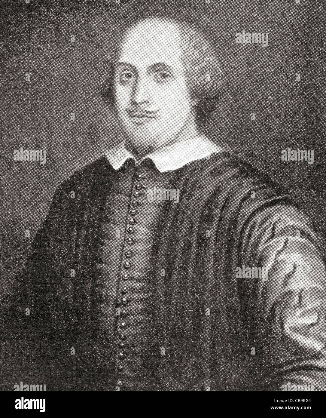 William Shakespeare, 1564 - 1616. English poet and playwright. Known as The Stratford Portrait. Stock Photo