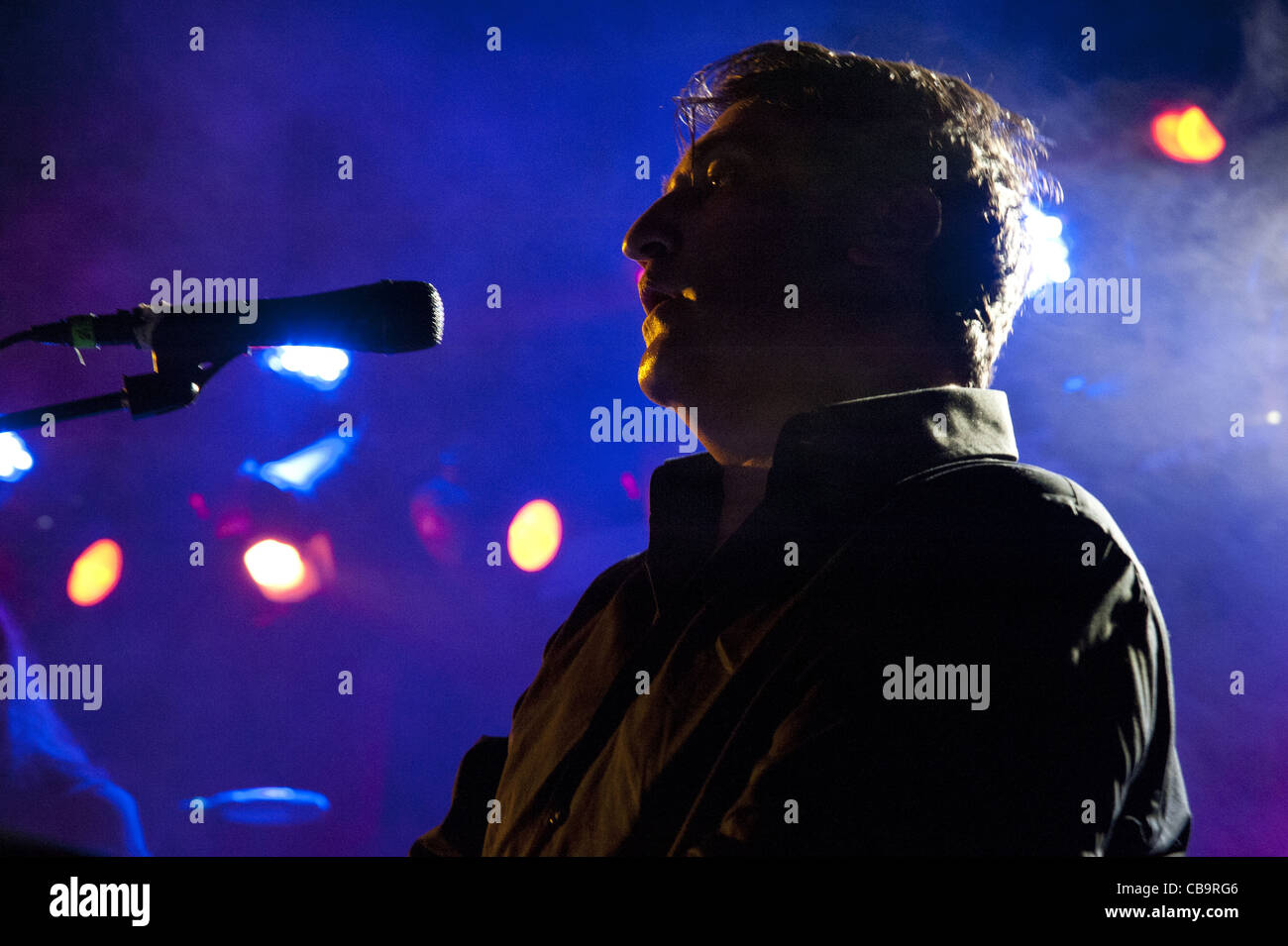 Greg Dulli of The Twilight Singers performs in Rome Stock Photo