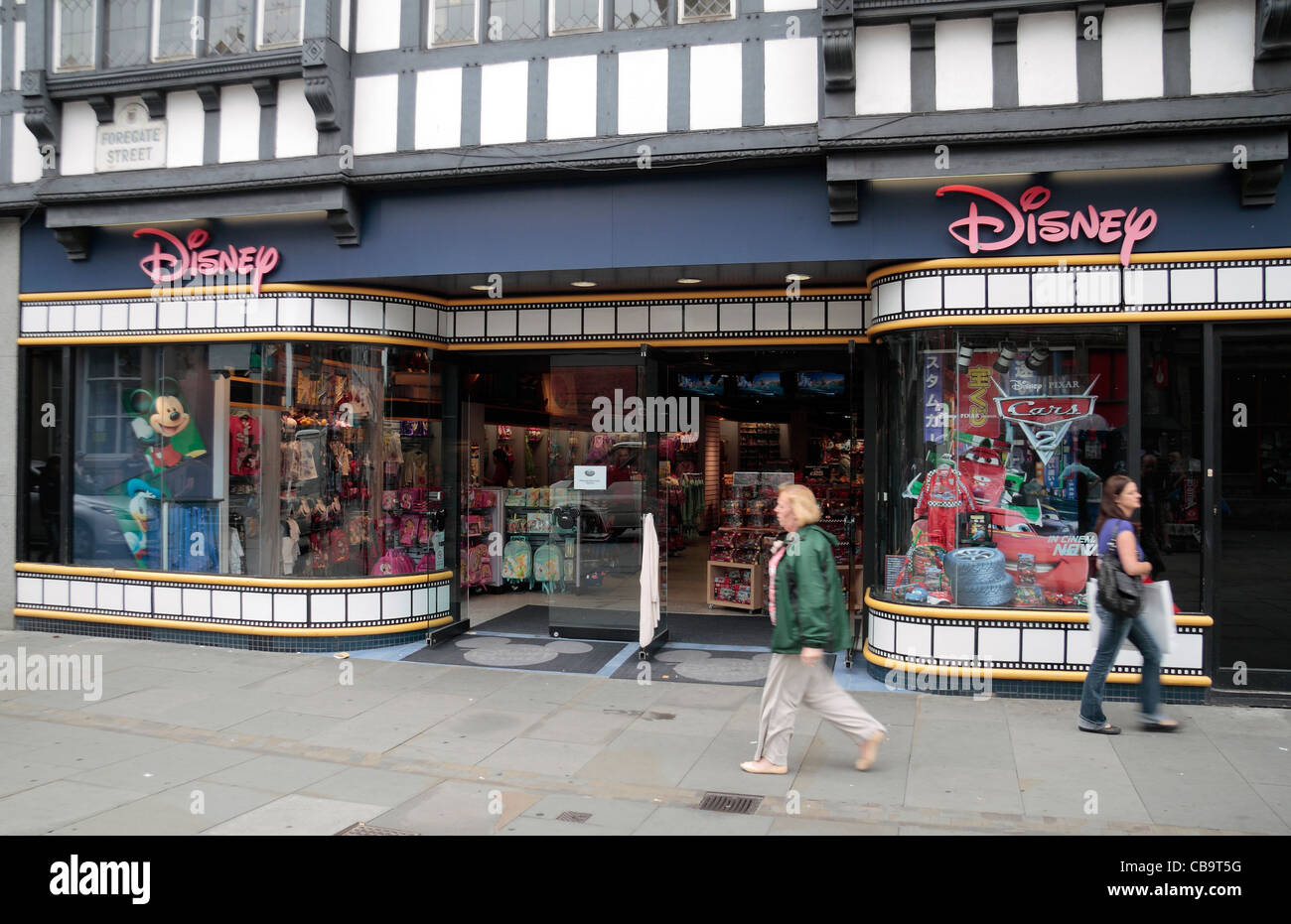The Disney shop on Foregate Street in Chester, Cheshire, UK Stock Photo ...