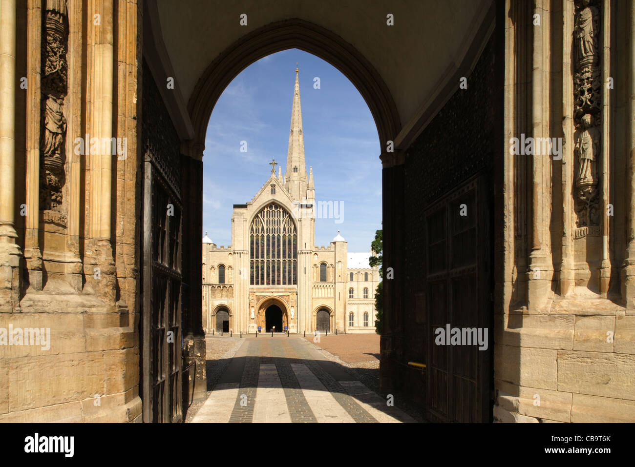 Norwich Cathedral, Norfolk, UK Stock Photo