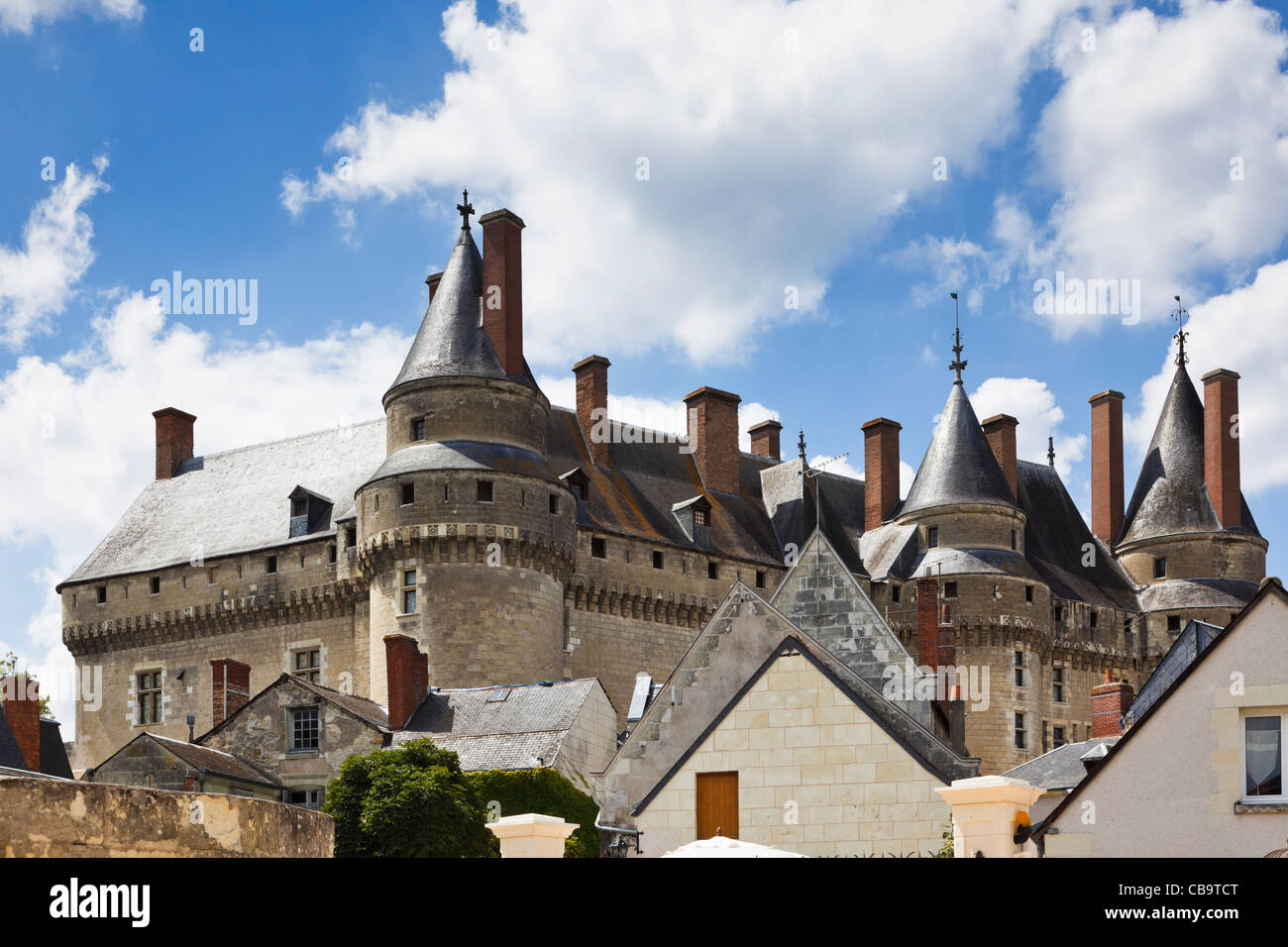 Langeais Chateau, Loire Valley, France Stock Photo
