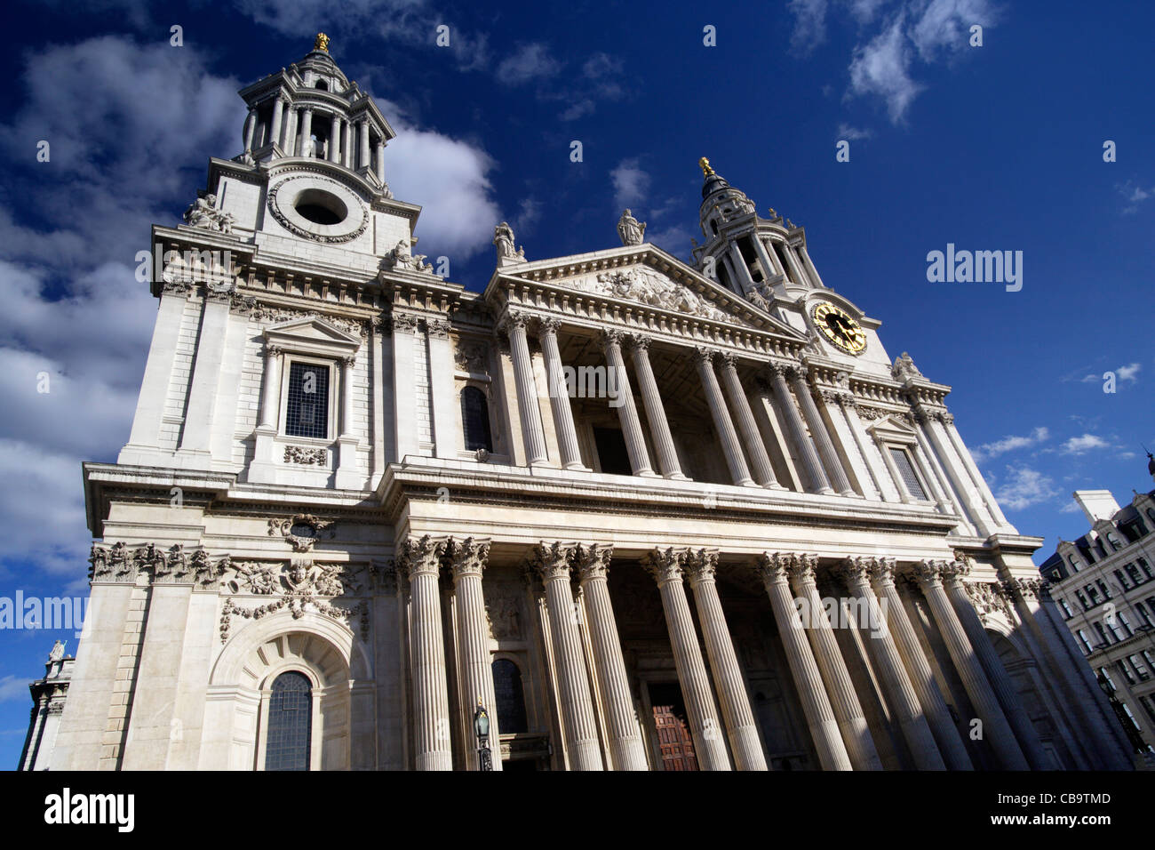West Facade, St Paul's Cathedral, London, UK Stock Photo