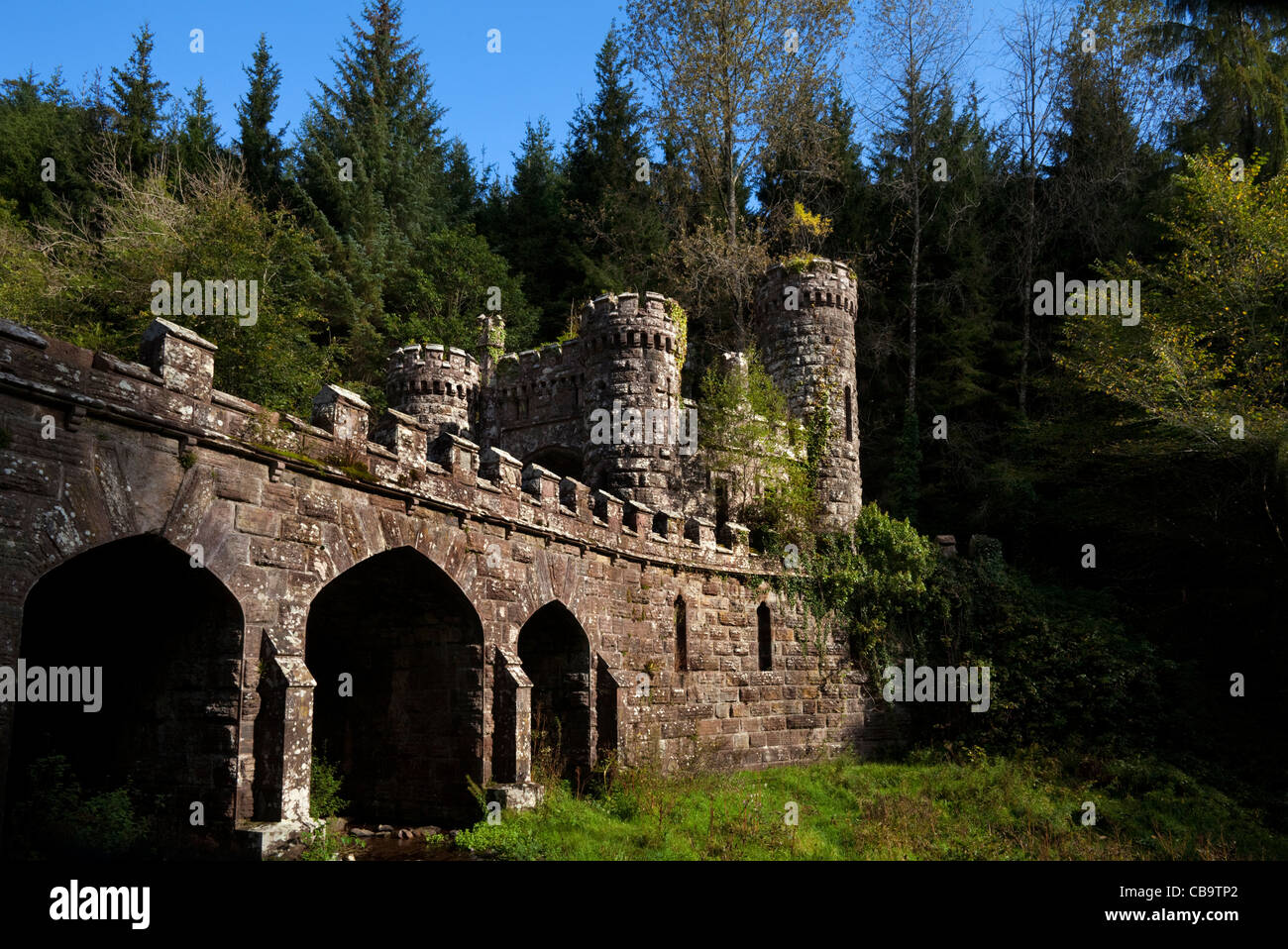 Ballysaggartmore Towers A Victorian Bridge Folly, Near Lismore
