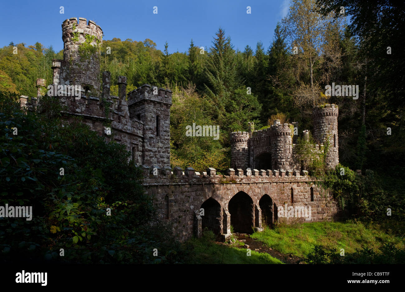 Ballysaggartmore Towers A Victorian Bridge Folly, Near Lismore