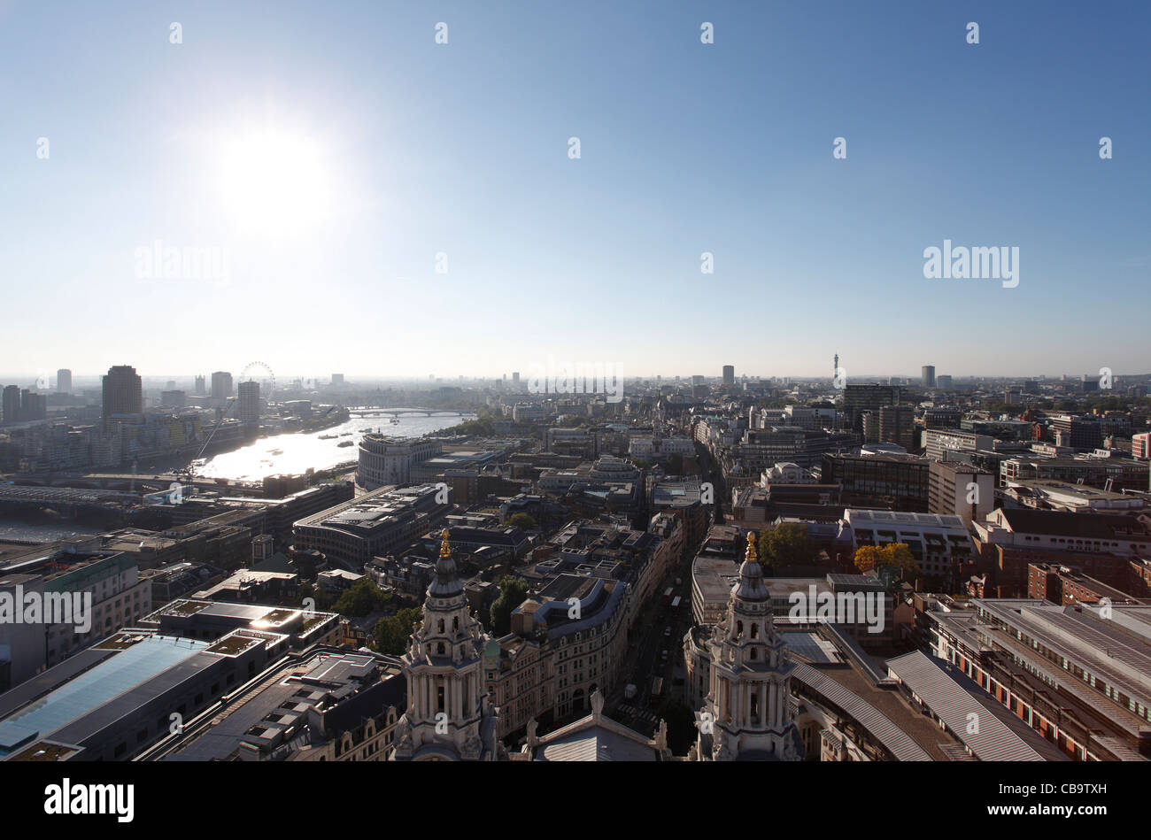 City of London Panorama Stock Photo