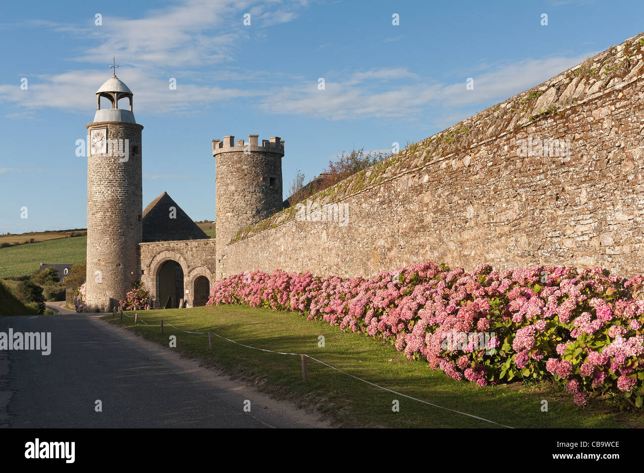 Chateau du Rozel La Hague Normandy Stock Photo - Alamy