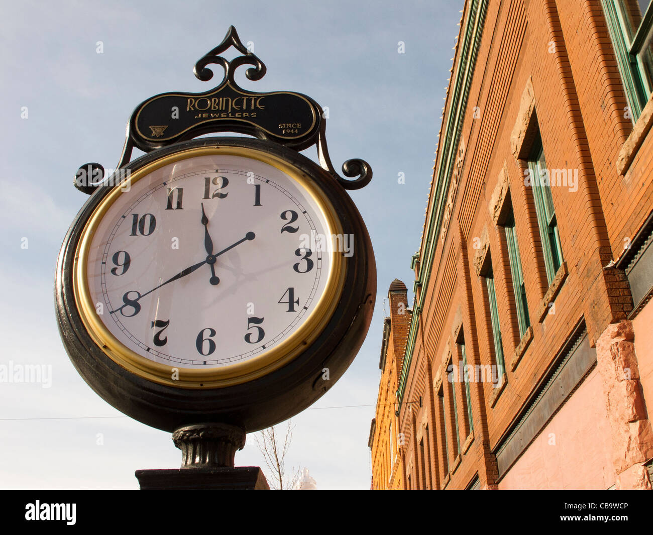 Town clock, Seneca Falls NY USA Stock Photo Alamy