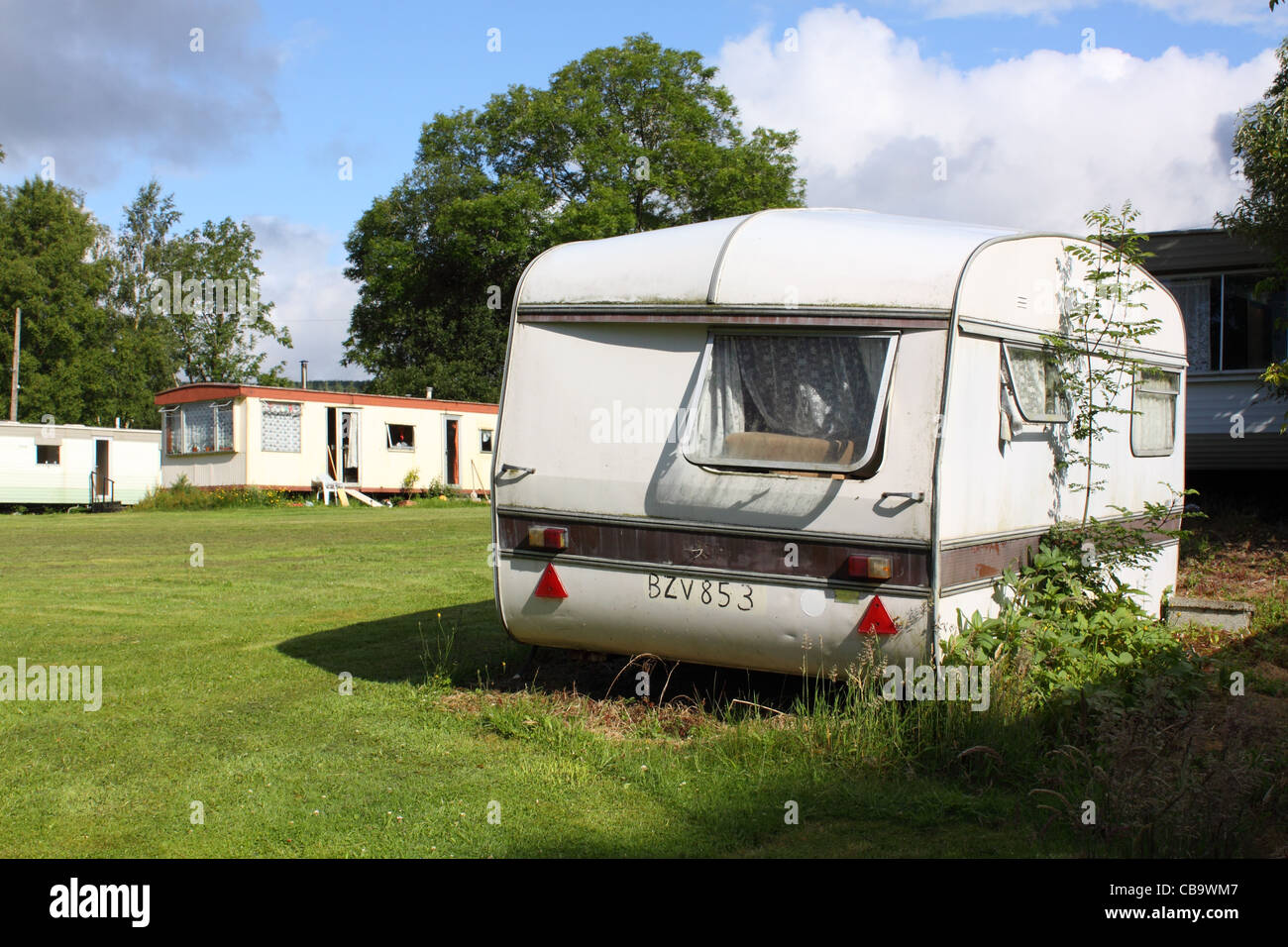 Old caravan hi-res stock photography and images - Alamy