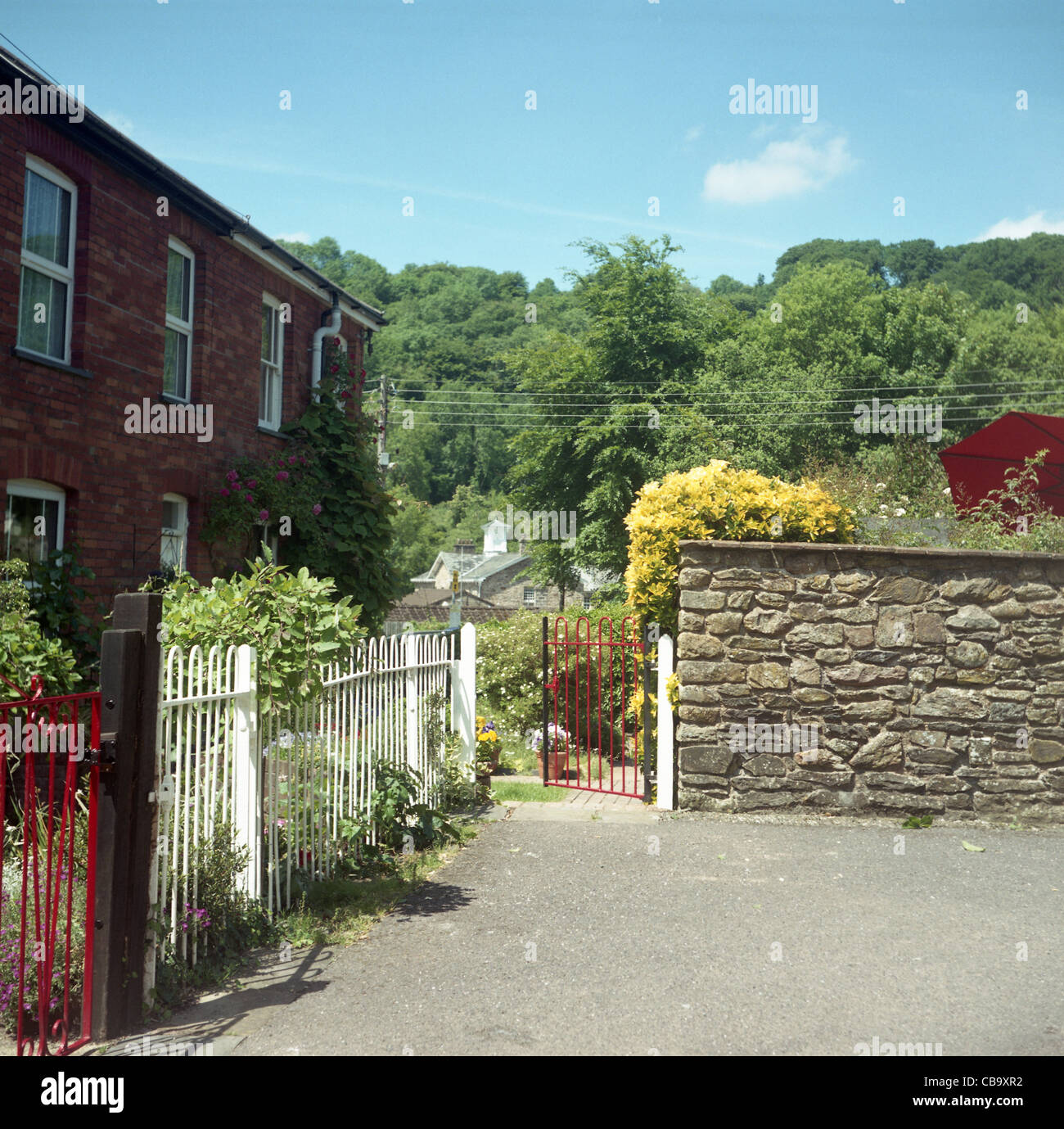 Street scenes of Dulverton, Exmoor, North Devon, UK Stock Photo