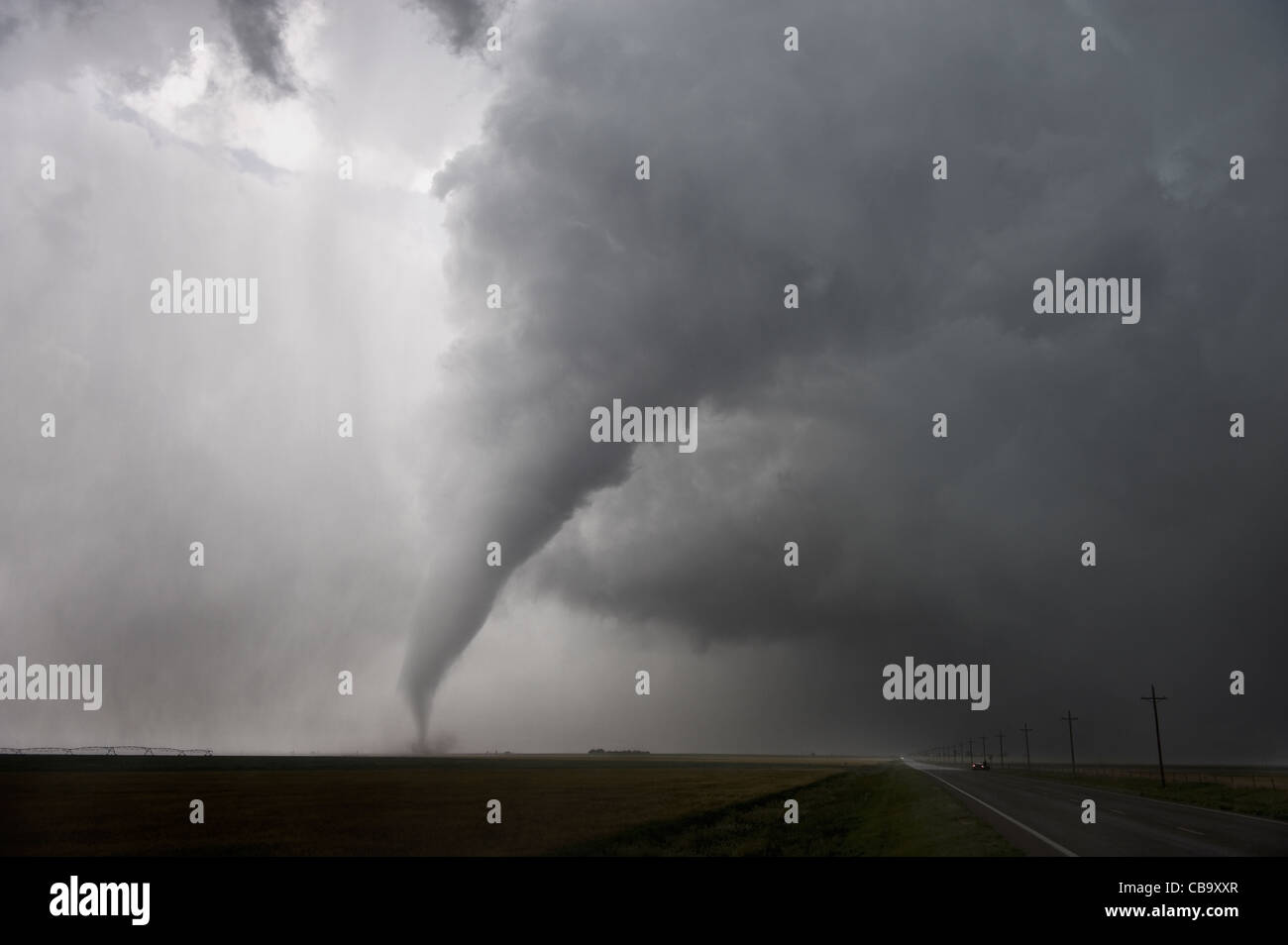Classic tornado near Sublette, Kansas Stock Photo Alamy