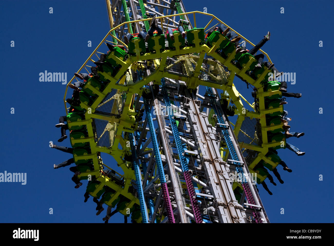 Winter Wonderland Christmas fair Hyde Park London England UK Europe Stock Photo