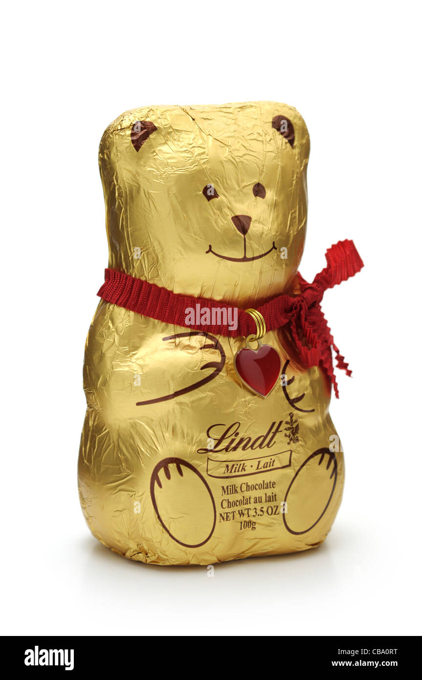 Lindt Chocolate Bear Stock Photo