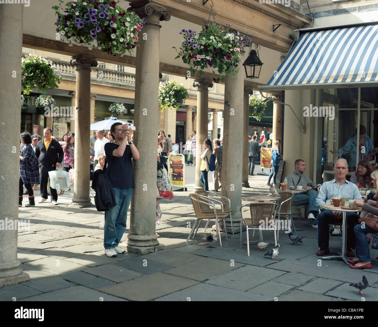 Street scenes in Bath UK Stock Photo Alamy