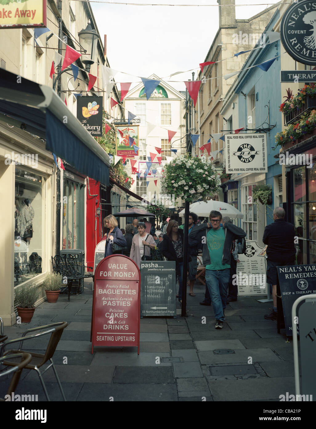 Street scenes in Bath UK Stock Photo Alamy