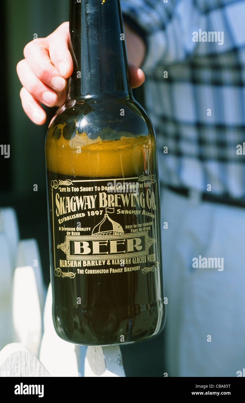 Skagway Beer from historic Corrington Brewery, Alaska Stock Photo Alamy