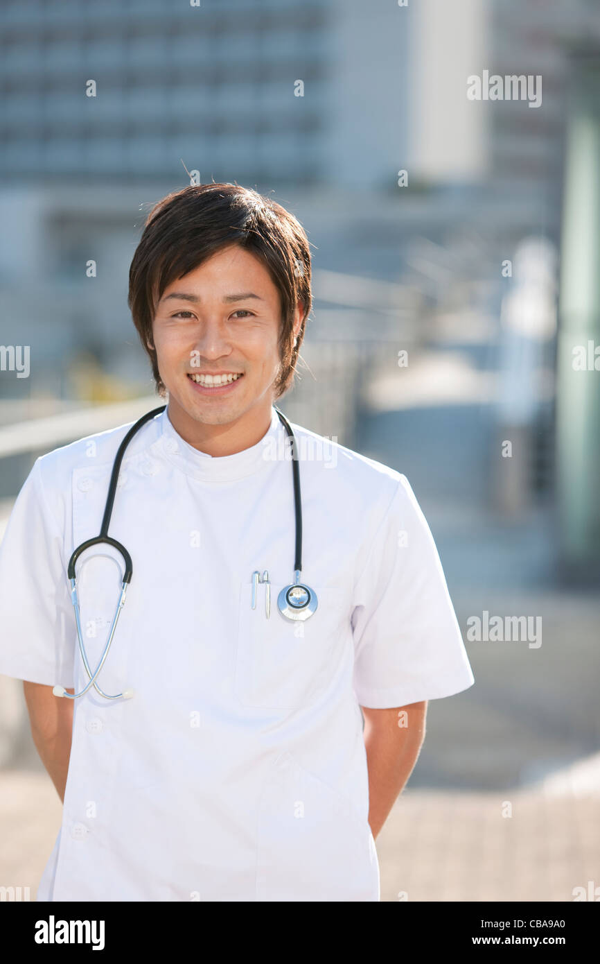 Portrait male doctor healthcare hi-res stock photography and images - Alamy