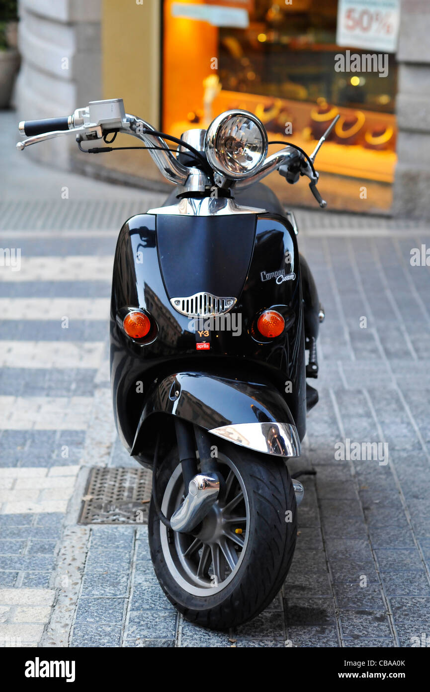 A scooter in Palma, Mallorca Stock Photo Alamy