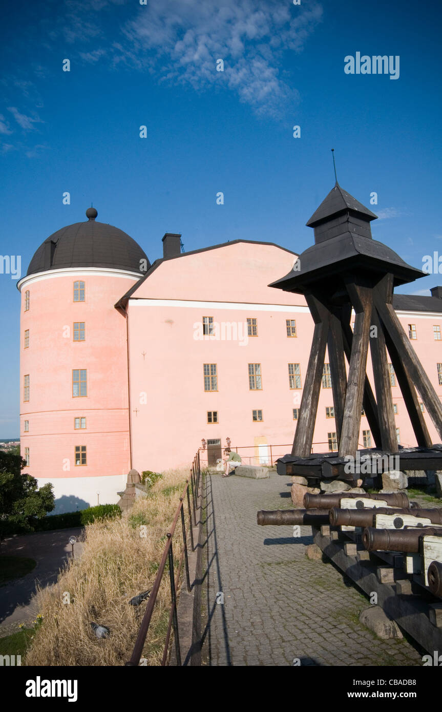 uppsala castle slott castles sweden swedish Stock Photo