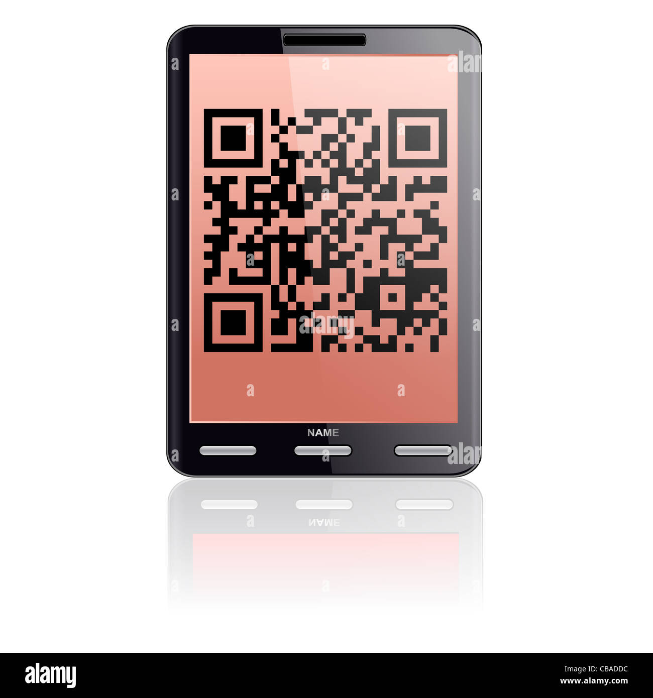 Qr quick response code matrix barcode Cut Out Stock Images & Pictures ...