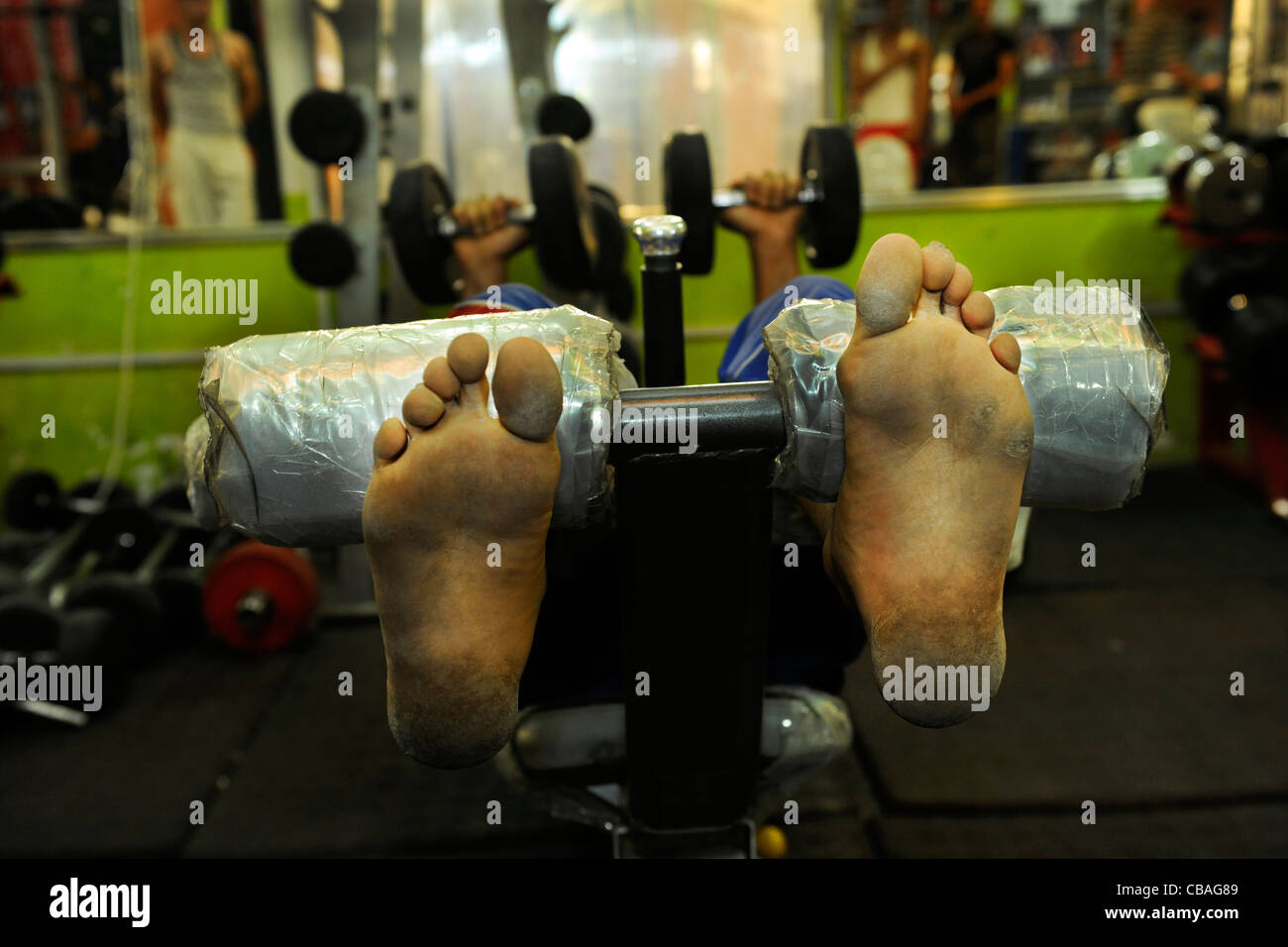 Baghdad, Iraq, Hammer Gym on Karrada was started to provide an outlet