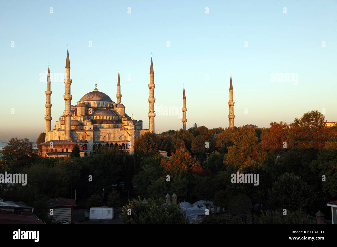 BLUE MOSQUE SULTAN AHMET CAMII SULTANAHMET ISTANBUL TURKEY 04 October ...