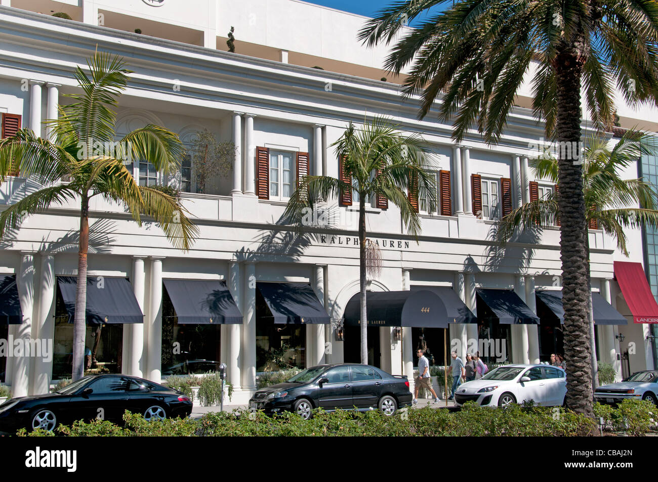 Rodeo Drive Ralph Lauren Fashion Shop Store boutiques shops Beverly Hills  Los Angeles California United States Stock Photo - Alamy