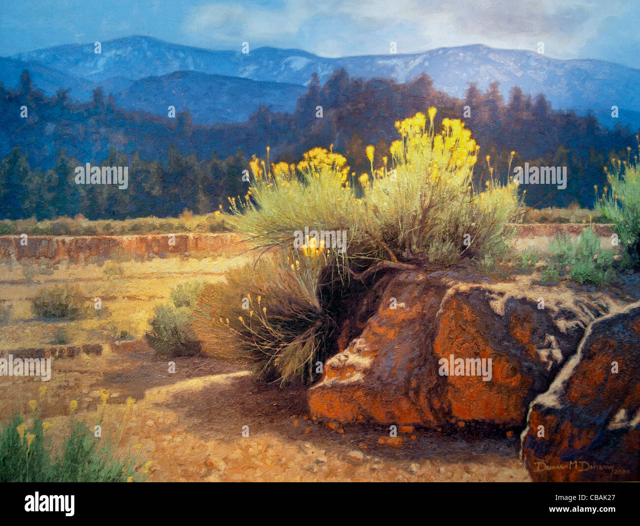 Dennis Doheny Painter Artist Rodeo Drive boutiques shops Beverly Hills