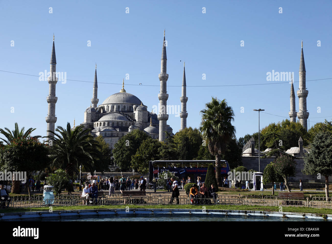 BLUE MOSQUE SULTAN AHMET CAMII SULTANAHMET ISTANBUL TURKEY 04 October ...